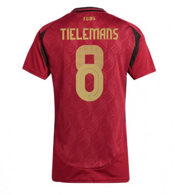 Belgien Youri Tielemans #8 Replika Hjemmebanetrøje Dame EM 2024 Kortærmet